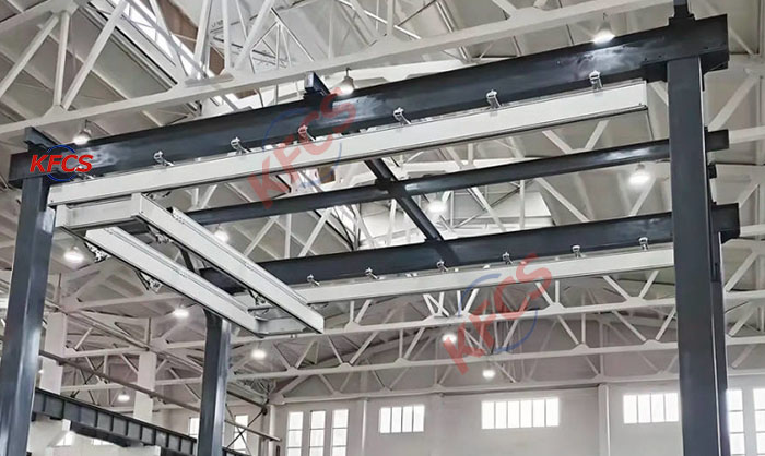 Lightweight aluminum alloy crane