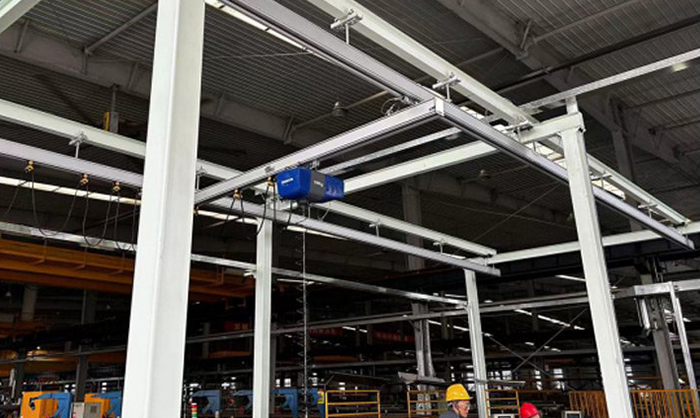 Factory KBK aluminum rail crane