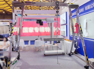 Stainless steel mobile gantry cranes