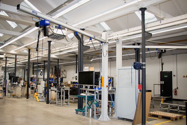 Column aluminum jib crane