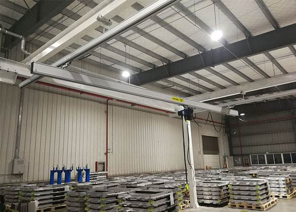 KBK aluminum workstation suspended crane